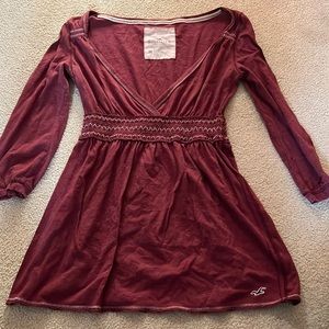 Hollister Burgundy Top